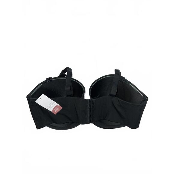 Cacique Bra 40ddd Black Padded Lined Cup Underwire Adjustable Strap - Picture 3 of 4